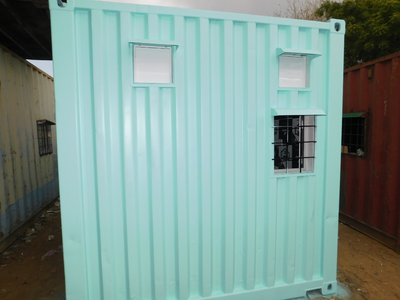 Locked Steel Gate